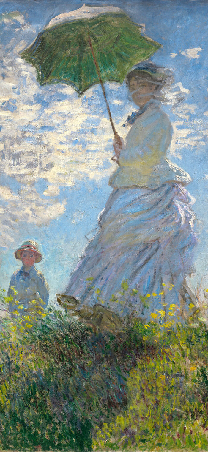 Claude Monet - Woman with a Parasol 1170x2532