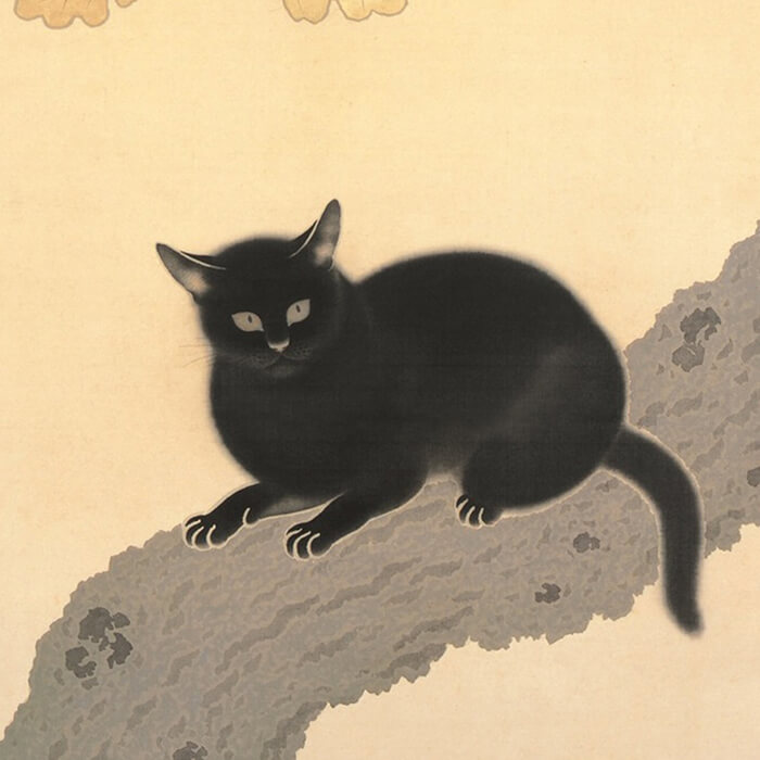 菱田春草 / 黒き猫 | 壁紙ギャラリー KAGIROHI