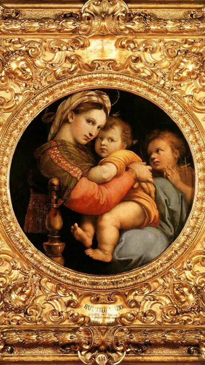 Raffaello Santi-Madonna della Seggiola_1080x1920