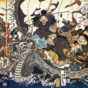 Utagawa Kuniyoshi-Kunisada-Keisai Eisen-Takara bune_d