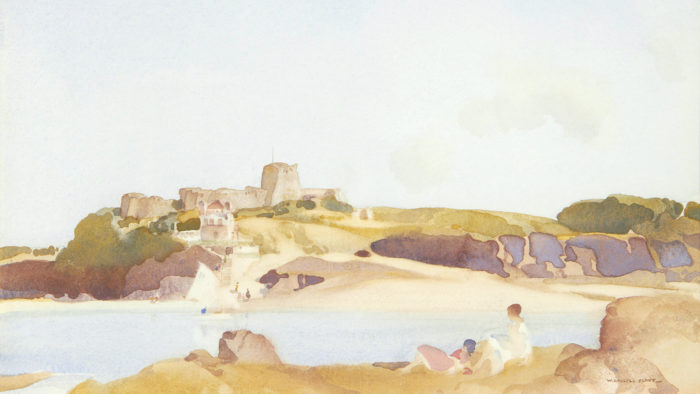 ウィリアム・ラッセル・フリント William Russell Flint / The Little Estuary, St. Brieux, Brittany