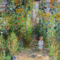 Claude Monet-Monet’s garden at Vetheuil_d