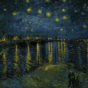 Vincent van Gogh-Starry Night Over the Rhone_d