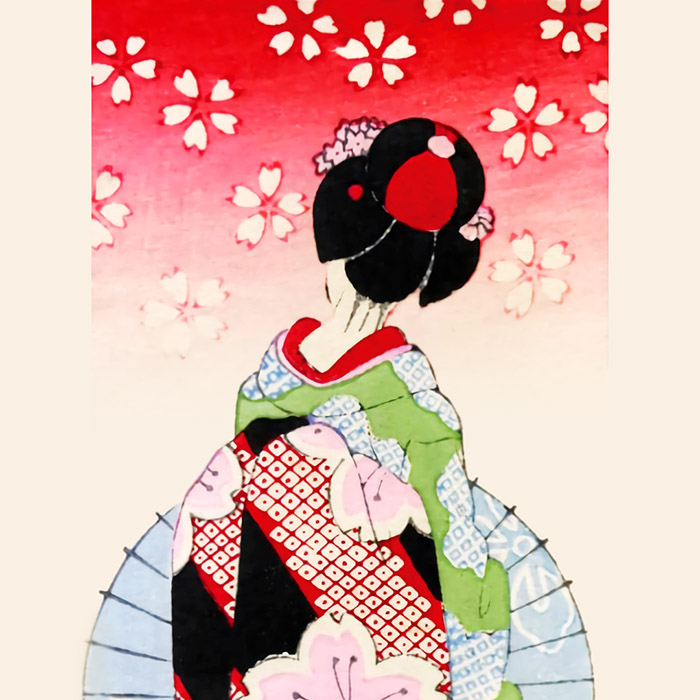 小林かいち 舞妓と番傘 壁紙ギャラリー Kagirohi