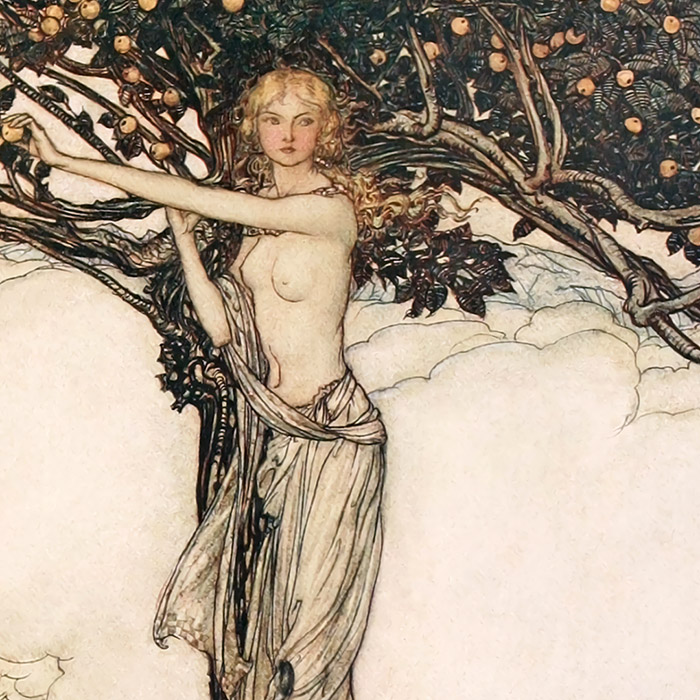 Arthur Rackham - The Rhinegold and the Valkyrie d
