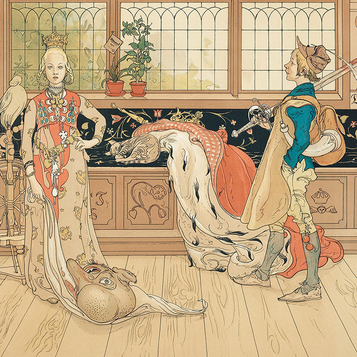Carl Larsson - St. George and the Princess d