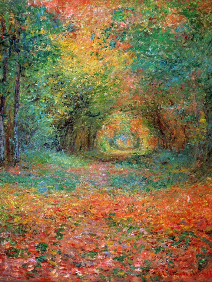 クロード・モネ サン＝ジェルマンの森の中で Claude Monet - The Undergrowth in the Forest of Saint-Germain 2048x2732