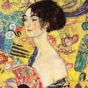 Gustav Klimt – Lady with A Fan d
