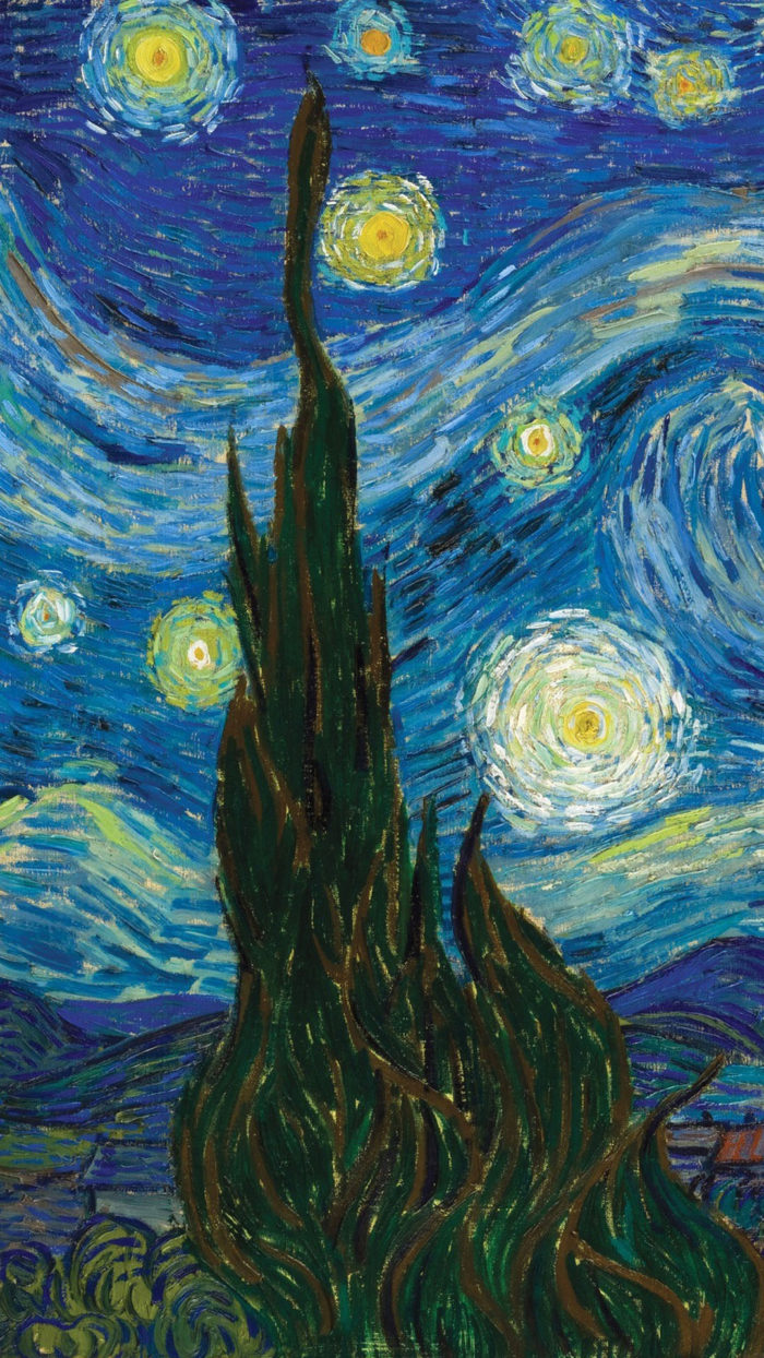 Vincent van Gogh - The Starry Night 1080x1920 2