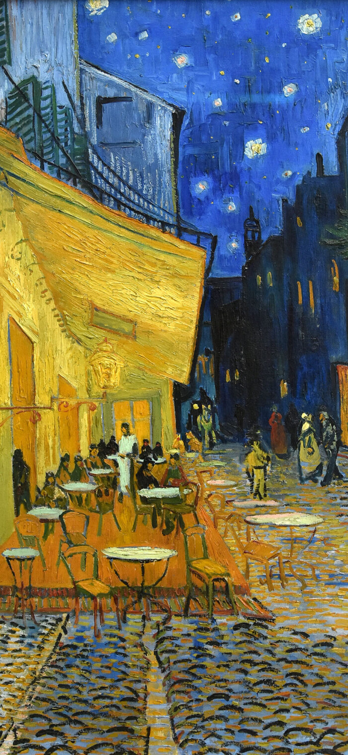 Vincent van Gogh - Cafe Terrace at Night 1170x2532