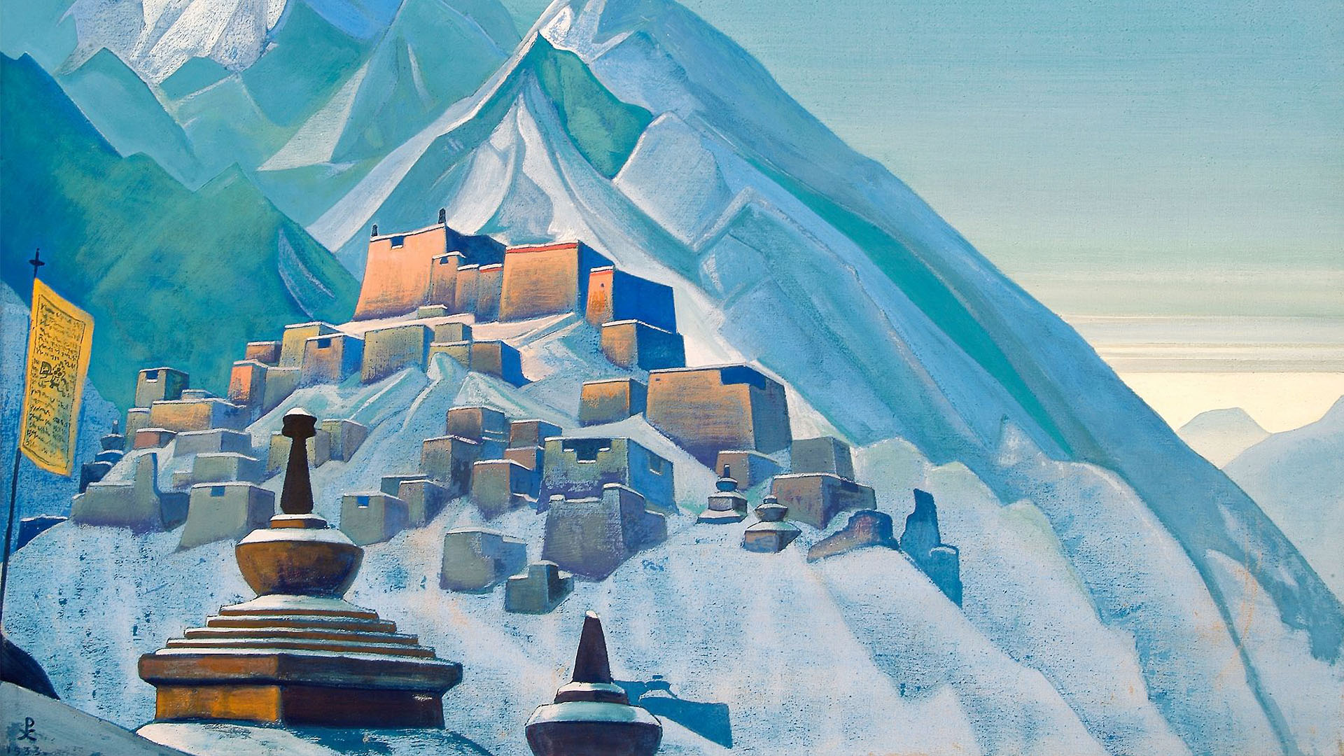 Nicholas Roerich - Tibet, Himalayas 1920x1080