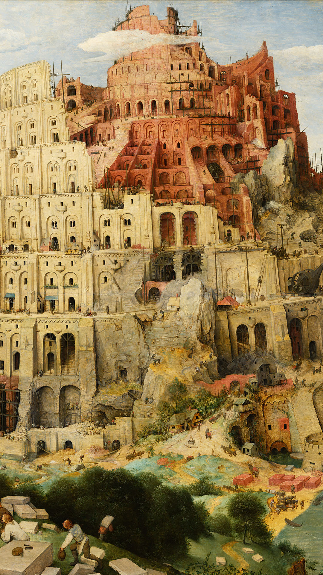 Pieter Bruegel - The Tower of Babel 1080x1920 2