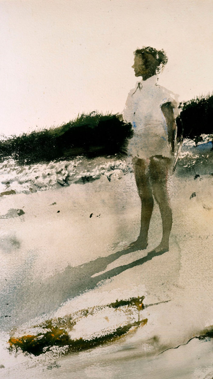 Andrew Wyeth - Carol on the Beach 1080x1920