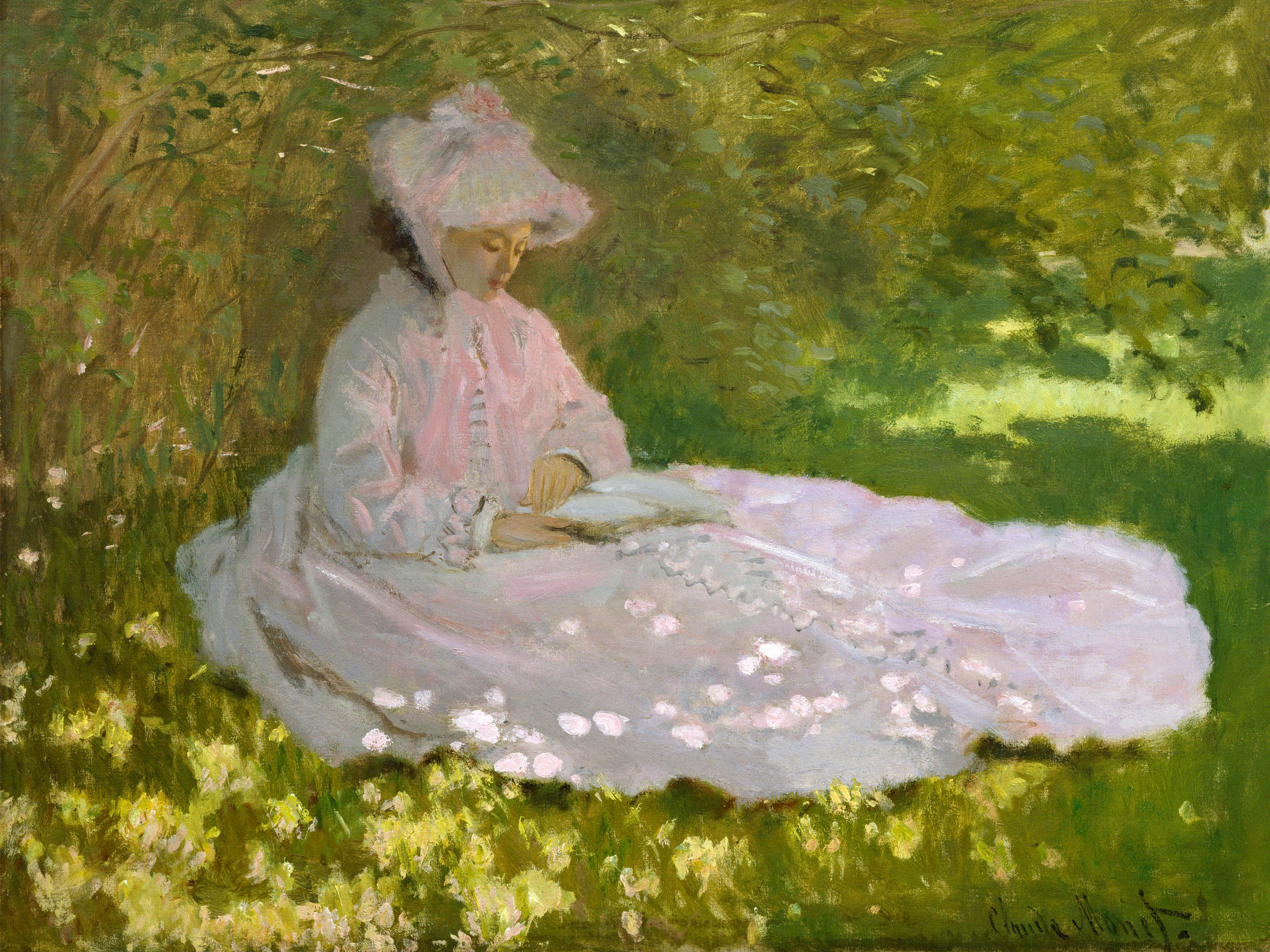 Claude Monet - Springtime 2732x2048