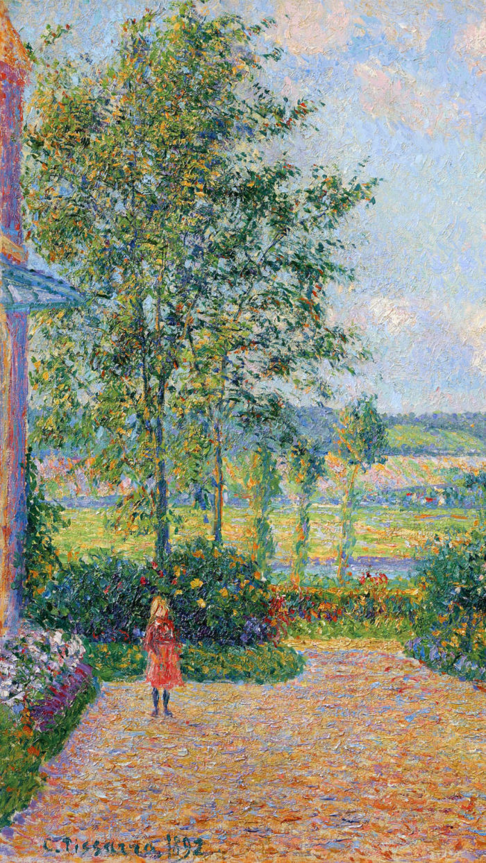 Camille Pissarro Le Jardin d'Octave Mirbeau 1080x1920