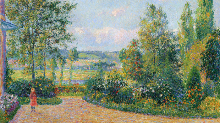 Camille Pissarro Le Jardin d'Octave Mirbeau 2560x1440