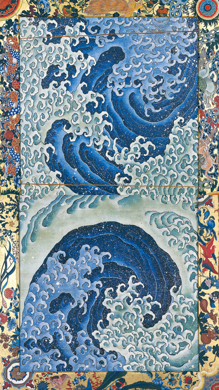 Katsushika Hokusai - Kanmachi matsuri yatai tenjo e 1080x1920