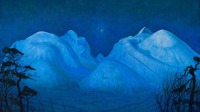 Harald Sohlberg - Vinternatt i Rondane 1920x1080