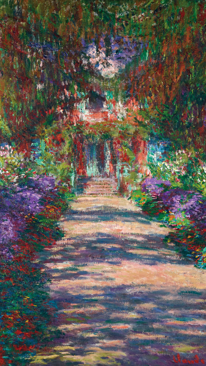 Claude Monet - Garten in Giverny, 1902 1080x1920