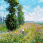 Claude Monet – Meadow with Poplars d