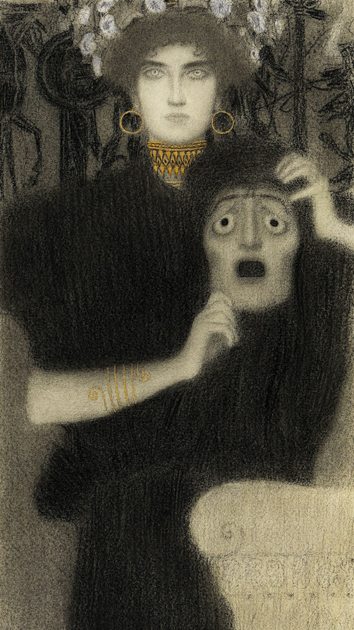 Gustav Klimt - Tragedy 1080x1920-2
