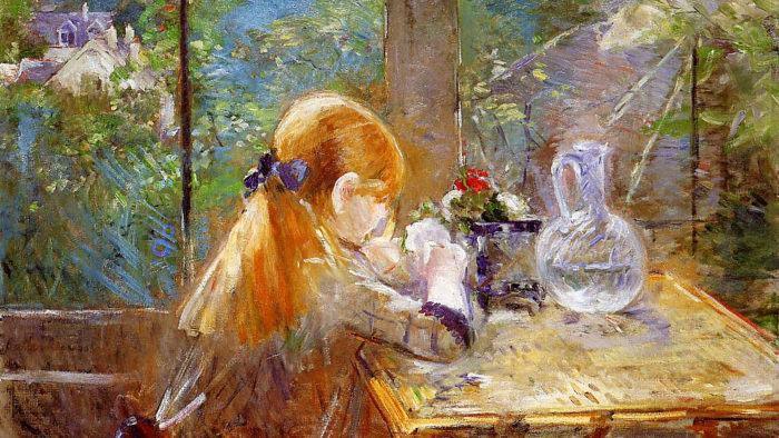 Berthe Morisot - Red haired girl 1920x1080