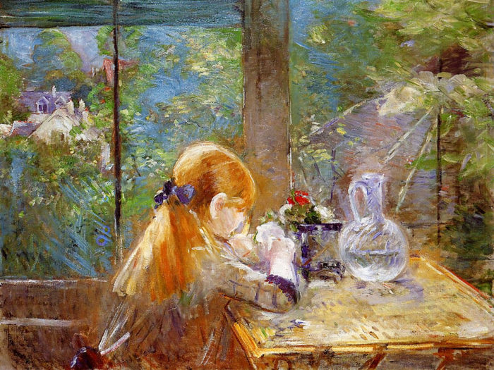 Berthe Morisot - Red haired girl 2732x2048