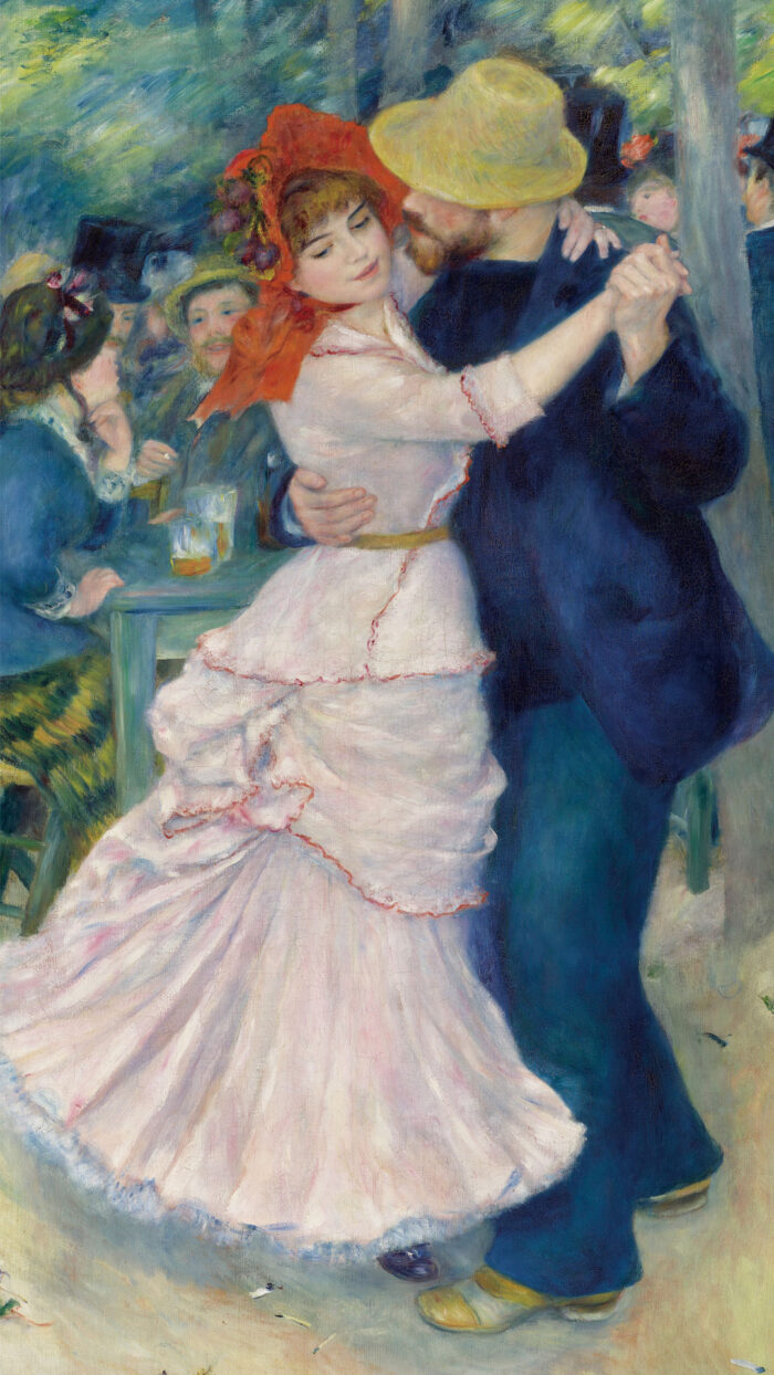 Pierre-Auguste Renoir - Dance at Bougival 1080x1920