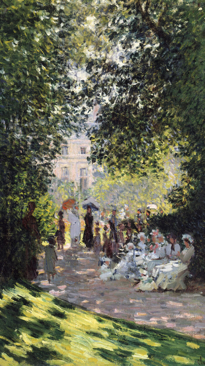 Claude Monet - The Parc Monceau 1080x1920